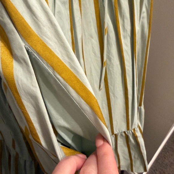 English Factory Mint and Gold Striped Midi Small - Picture 5 of 9
